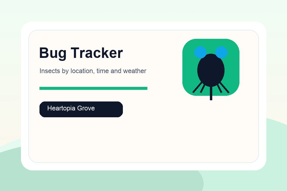 Heartopia bug tracker illustration